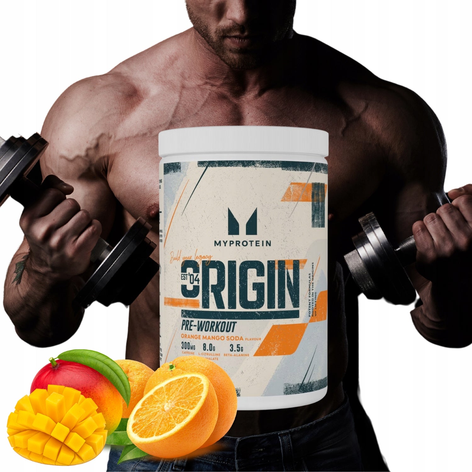 MYPROTEIN Origin Pre-Workout 600G pre-workout citrulline beta-alanine Expiration date at least six months from the date of purchase