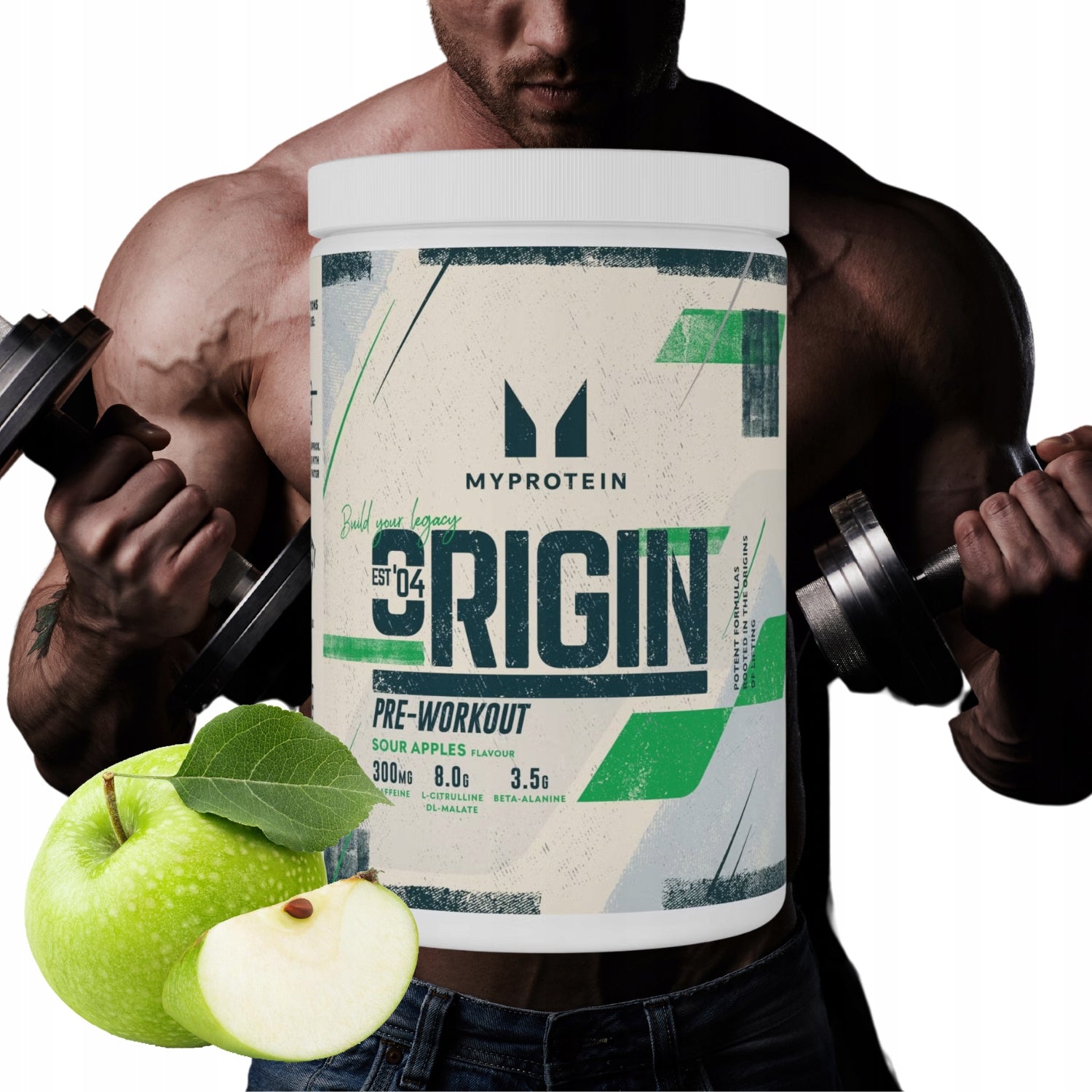 MYPROTEIN Origin Pre-Workout 600G pre-workout citrulline beta-alanine