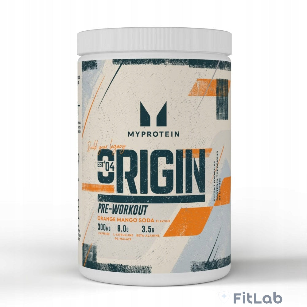 MYPROTEIN Origin Pre-Workout 600G pre-workout citrulline beta-alanine