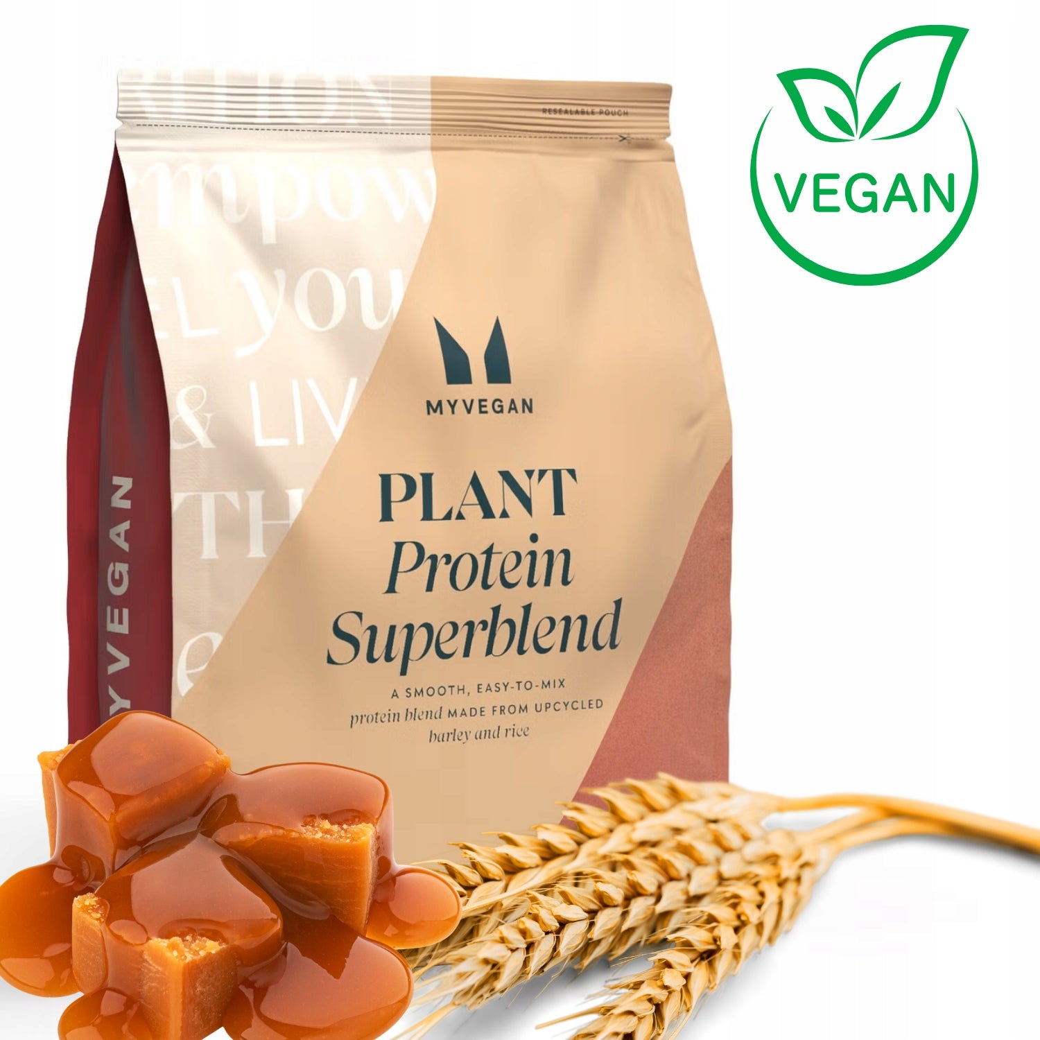 MYPROTEIN PLANT PROTEIN SUPERBLEND Vegan Protein 560g CARAMEL FLAVOUR