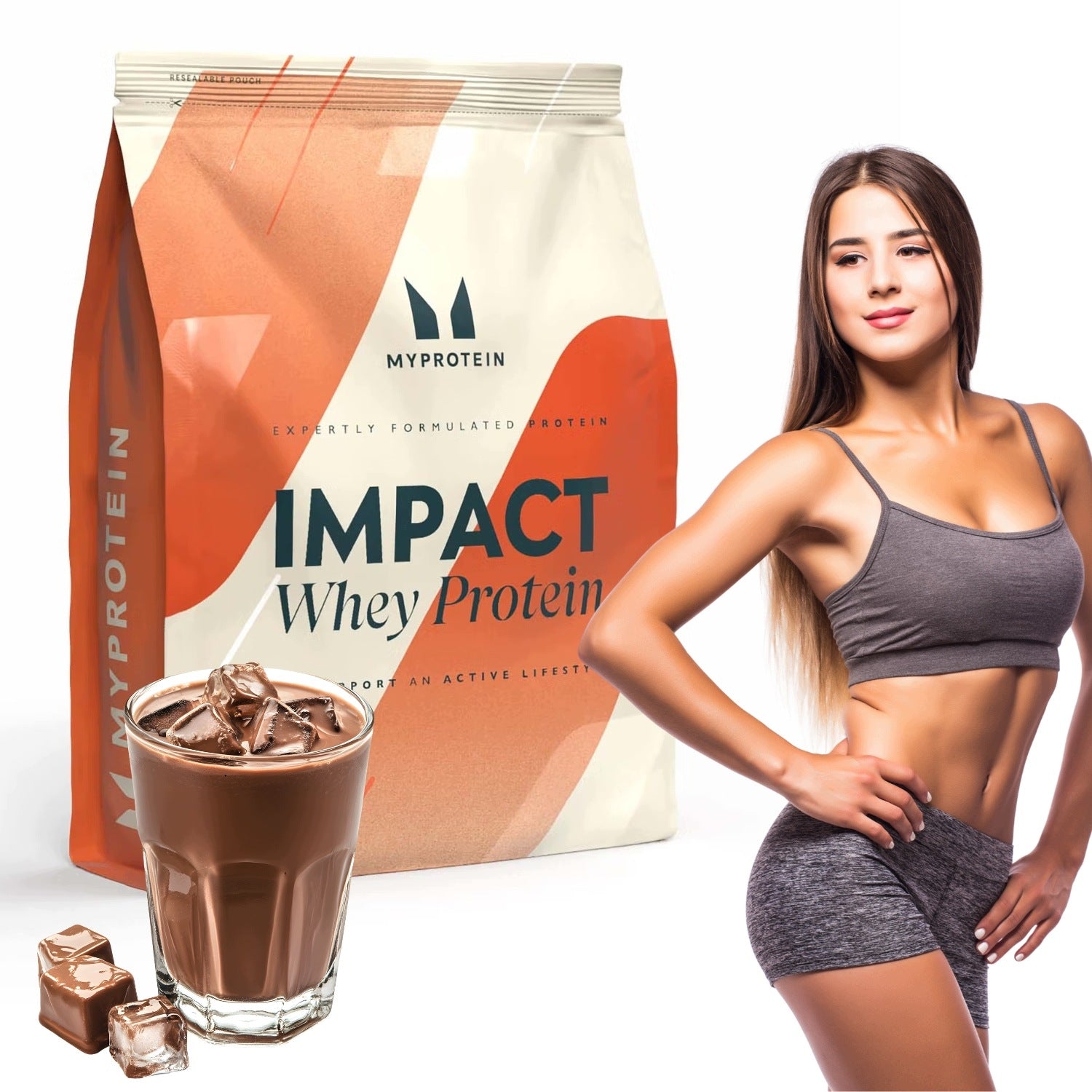 MYPROTEIN Protein 900g impact whey protein WPC flavor CHOCOLATE MILK