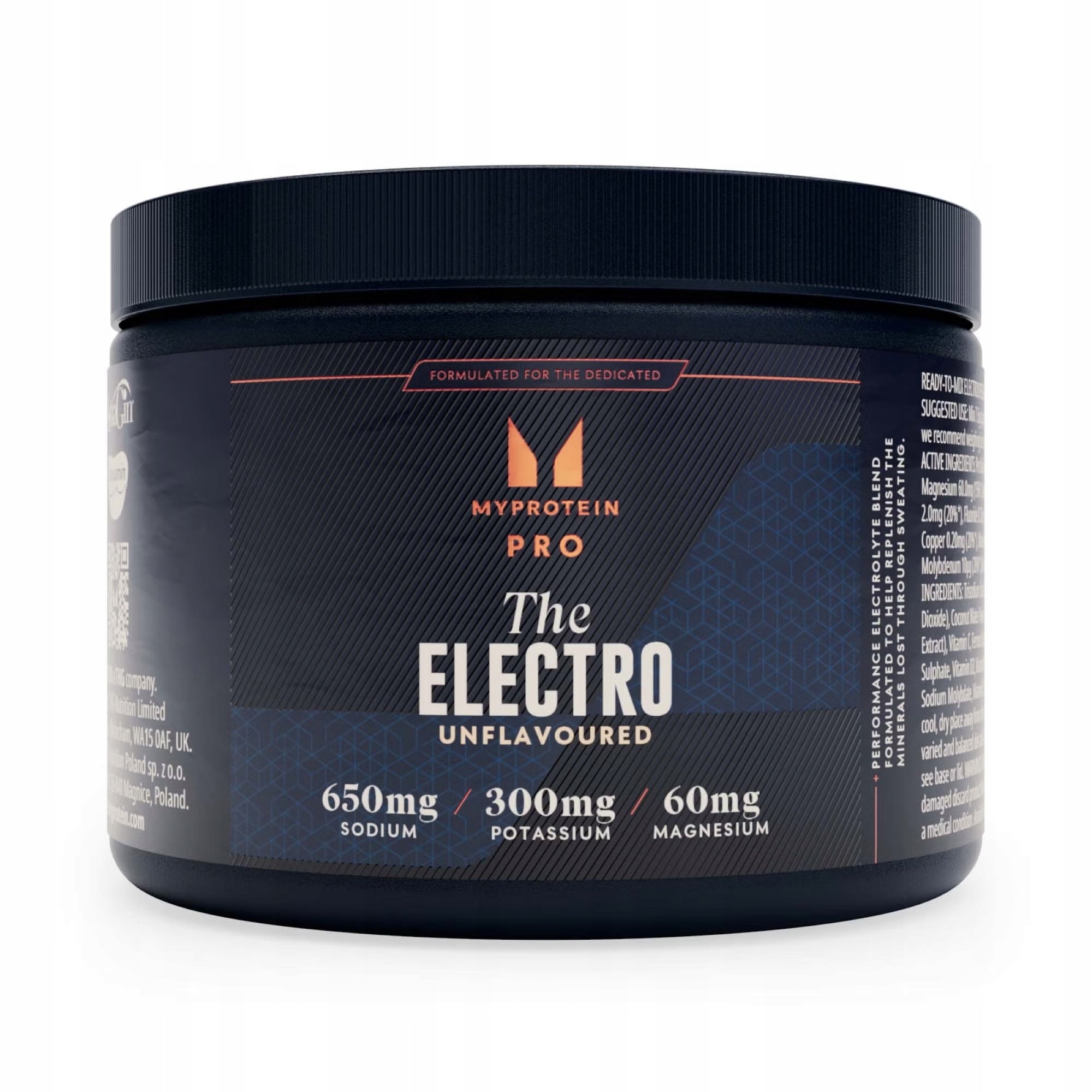 MYPROTEIN THE ELECTRO Electrolytes Minerals 228g Vitamins taste NATURAL