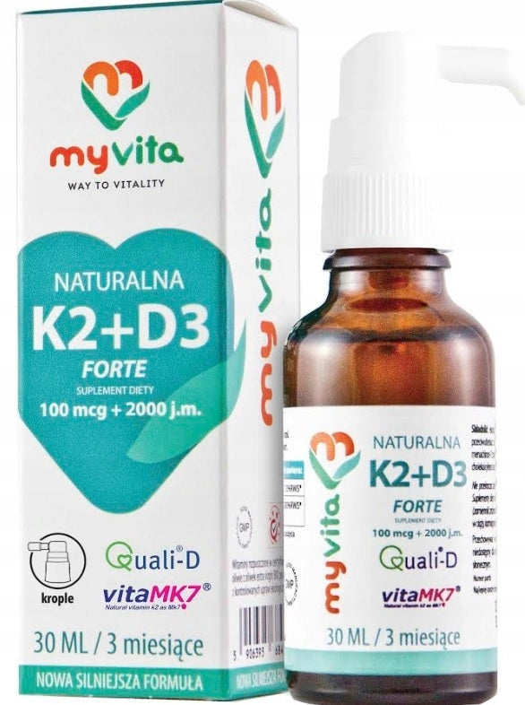 MYVITA K2+D3 2000 Forte 30 ml DATE 10.2026