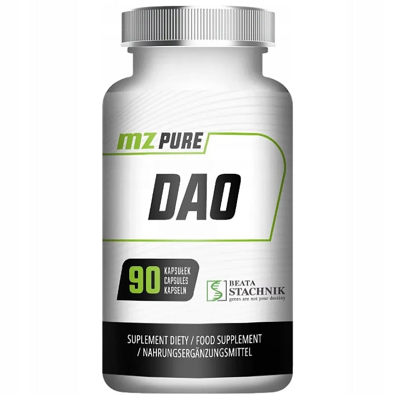 MZ PURE DAO 90 capsules Diamino oxidase Enzyme DAO Vitamin C 0,9 mg