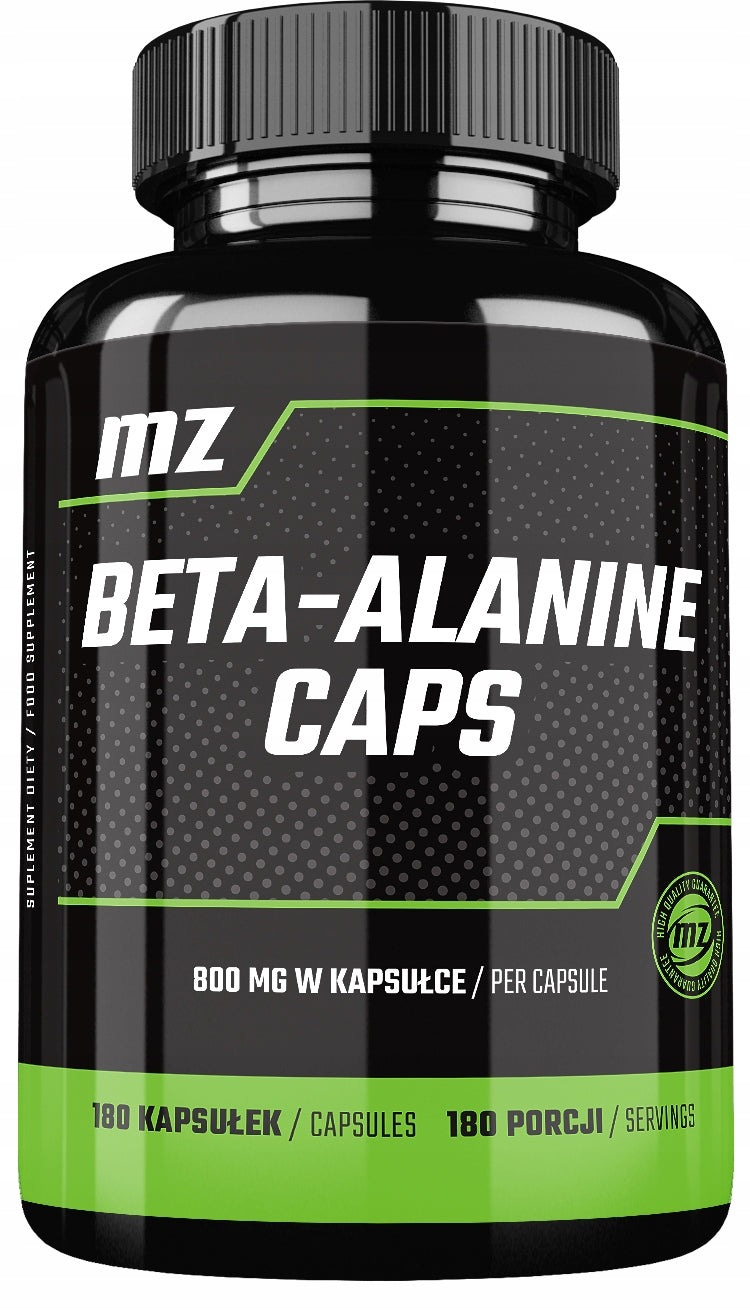 MZ-STORE Beta-Alanine Caps 180 capsules Beta Alanine 800 mg