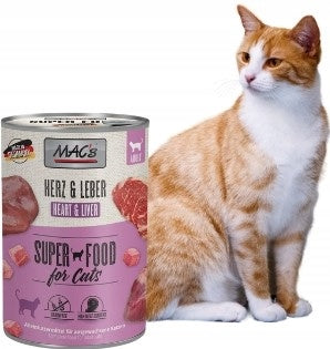 Mac's Cat Adult Food with Hearts and Liver 400g