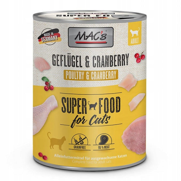 Mac`s - Cat Geflügel & Cranberry - CRANBERRY AND POULTRY - 400g