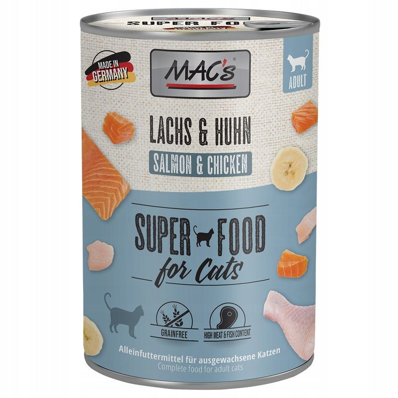 Mac´s Cat cat food MIX OF FLAVORS 12x 400g from Germany Manufacturer code 55952
