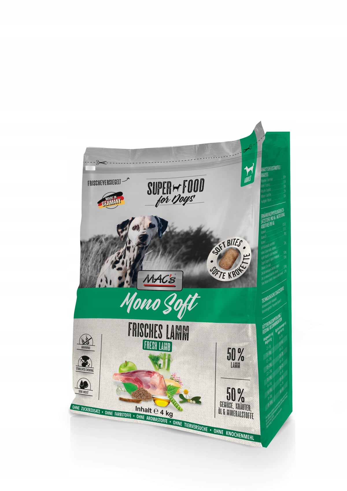 Mac's Dog Soft Mono Lamb 4kg