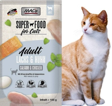 Mac's with salmon and chicken 100g