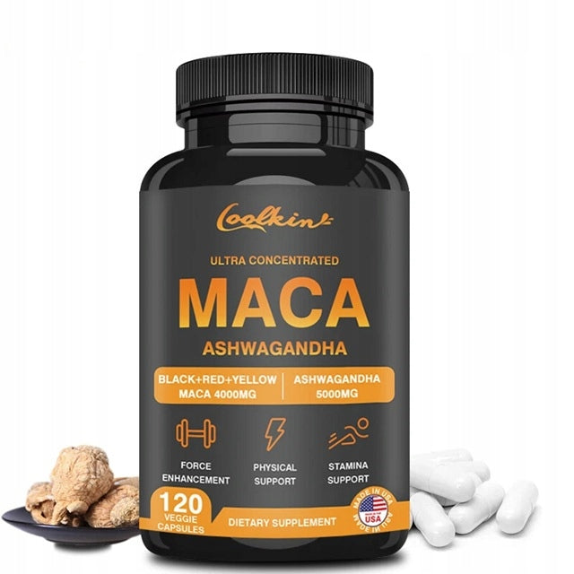 Maca 9705 mg – Ashwagandha – Men’s Health, Testosterone Enhancer, ene Packaging status original