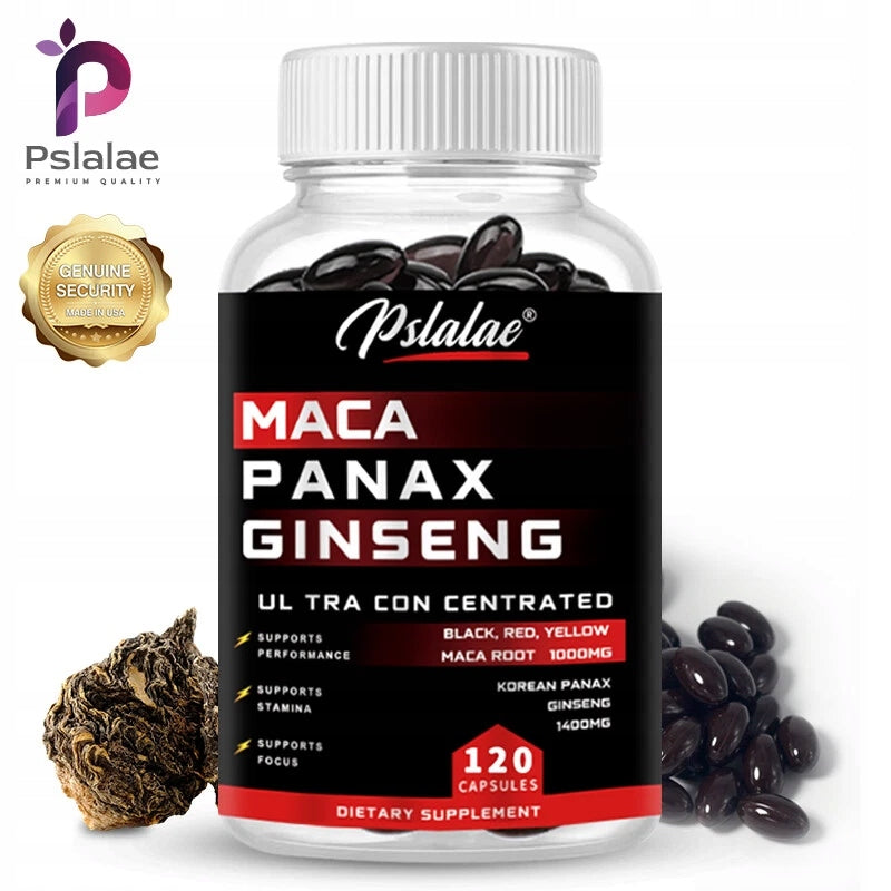 Maca Panax Ginseng – Men’s Health, Testosterone Amplifier, Energy... Packaging status original