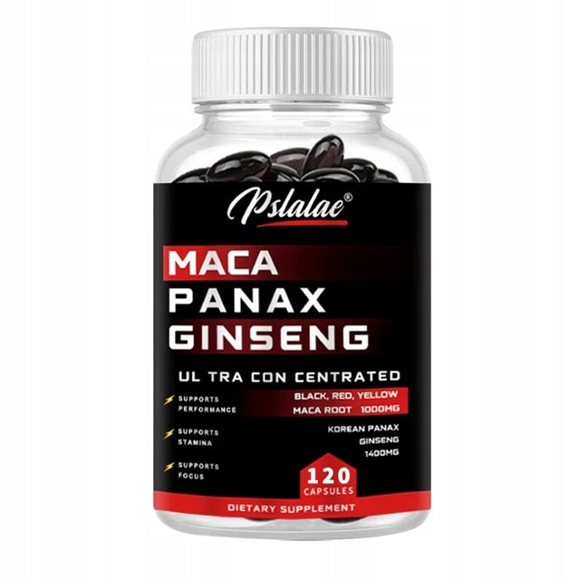 Maca Panax Ginseng – Men’s Health, Testosterone Amplifier, Energy...