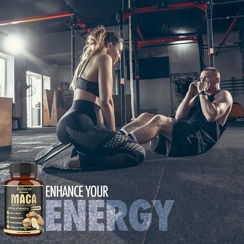 Maca capsules – antioxidant, improves blood flow and immune system Expiration date at least 1 year from the date of purchase