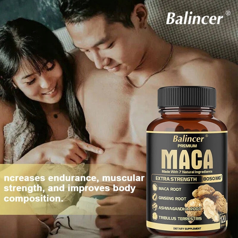 Maca capsules – antioxidant, improves blood flow and immune system Packaging status original