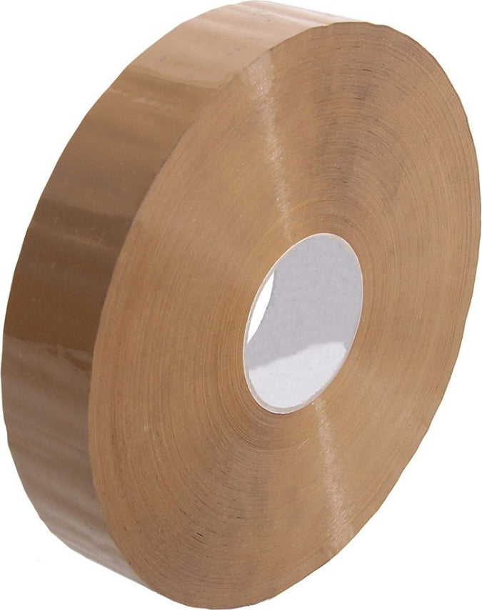 Machine Packing Tape Adhesive Rubber Brown 48/990m