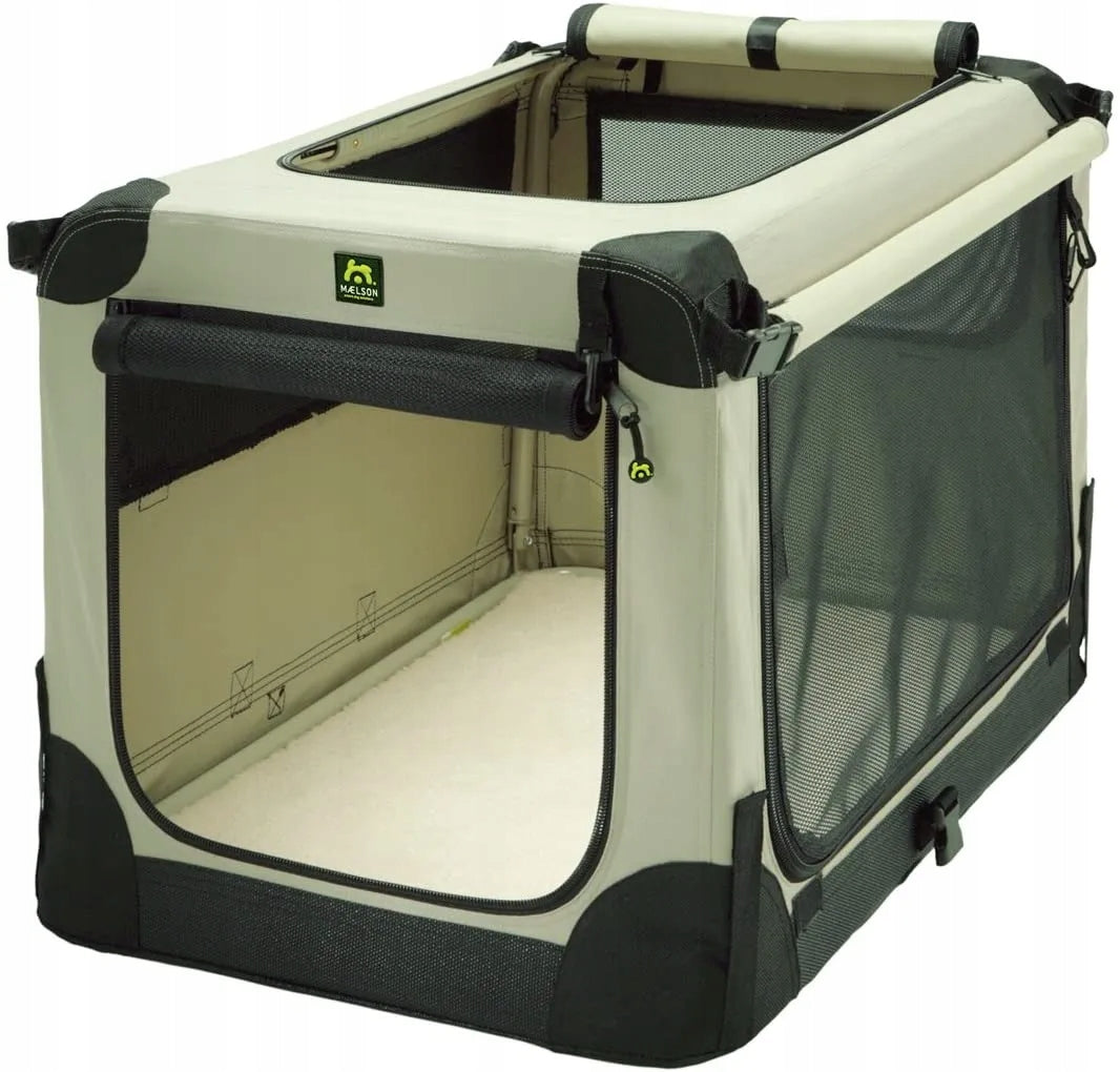 Maelson Soft Dog Kennel Material Dog Transporter, Beige XXL Manufacturer code SK 7009
