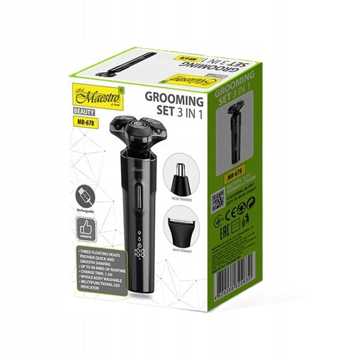 Maestro 3in1 USB-C shaving kit | MR-678 Brand Maestro