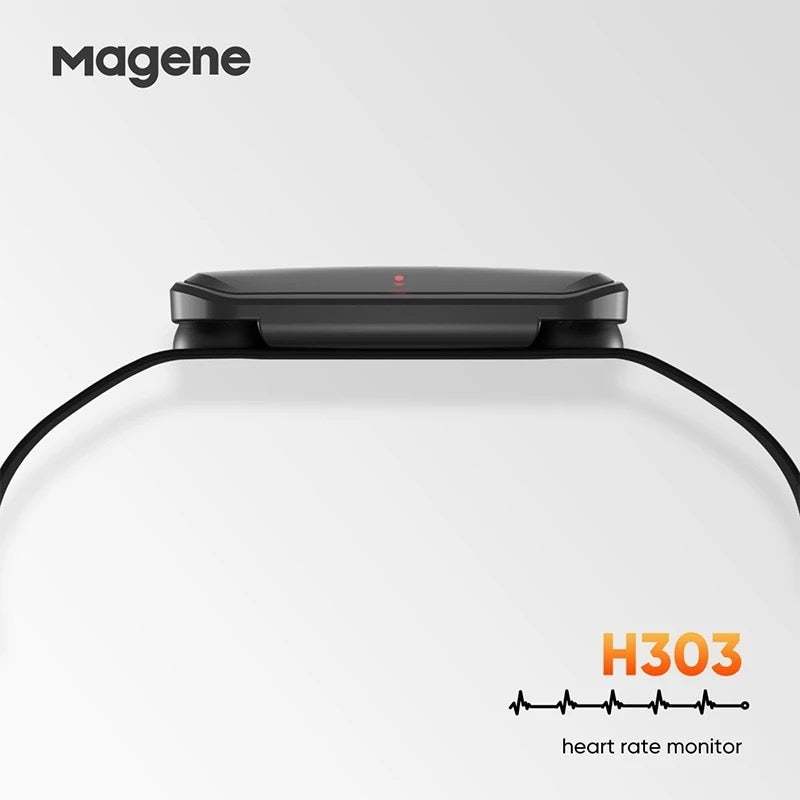 Magene heart rate belt BT ANT+ sensor for Polar Garmin Color black