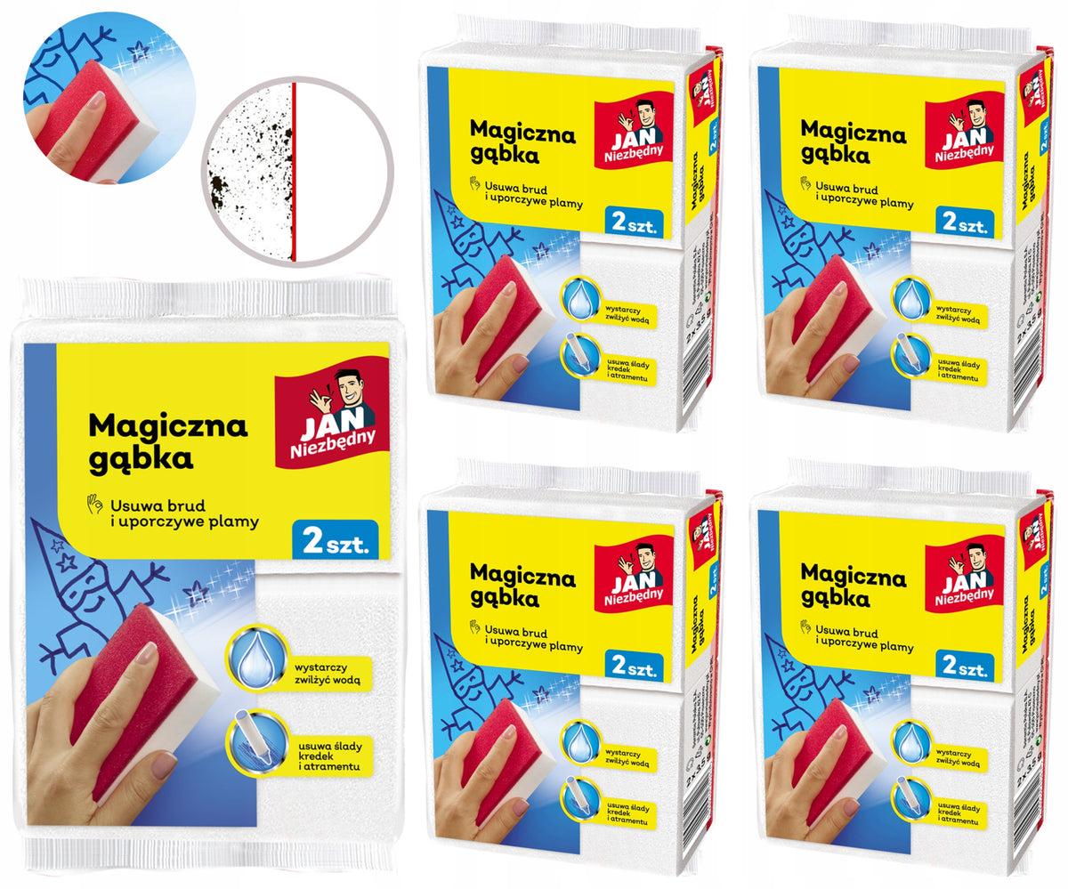 Magic Sponge Jan Essential For Stain Stains Furniture Walls Set of 10 Pieces Manufacturer no brand