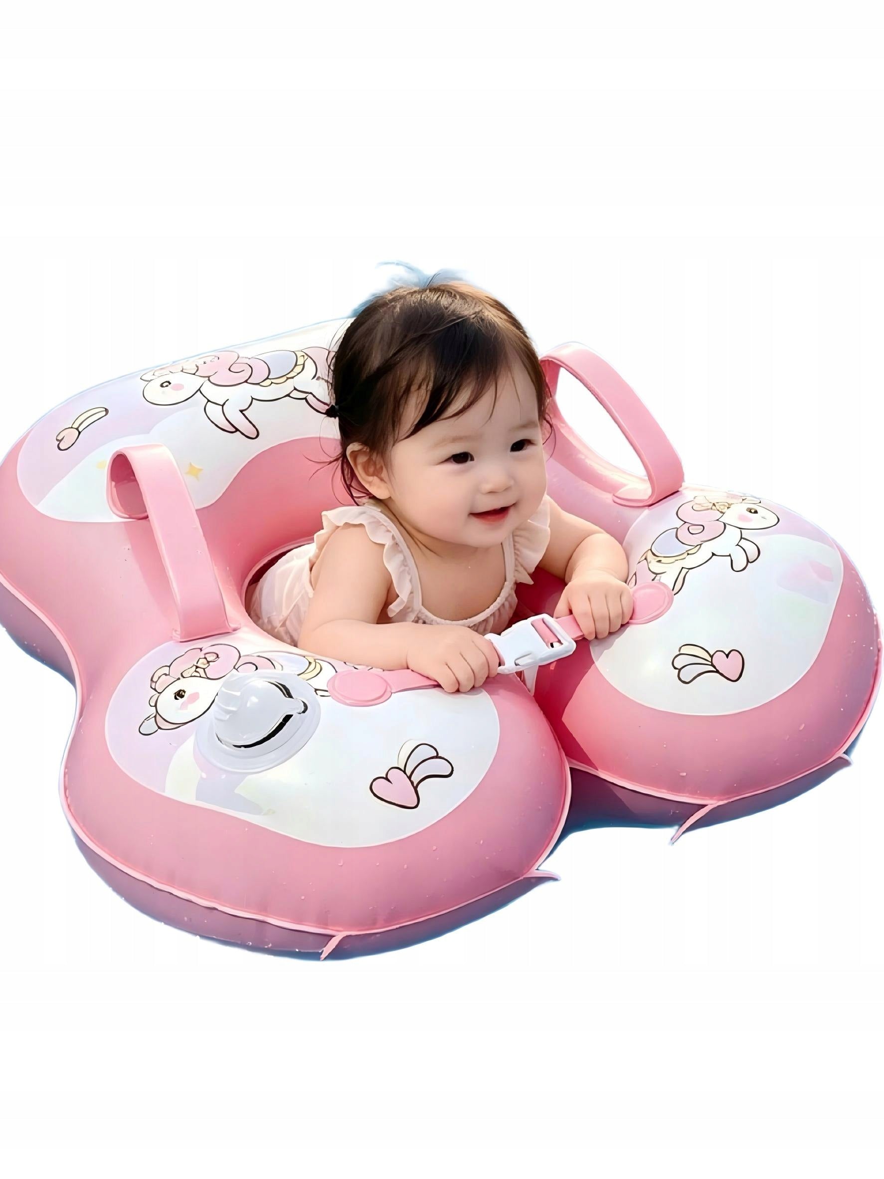 Magic Unicorn Baby Swim Ring 12-48M Anti-Rollover Safety Seat with Handles