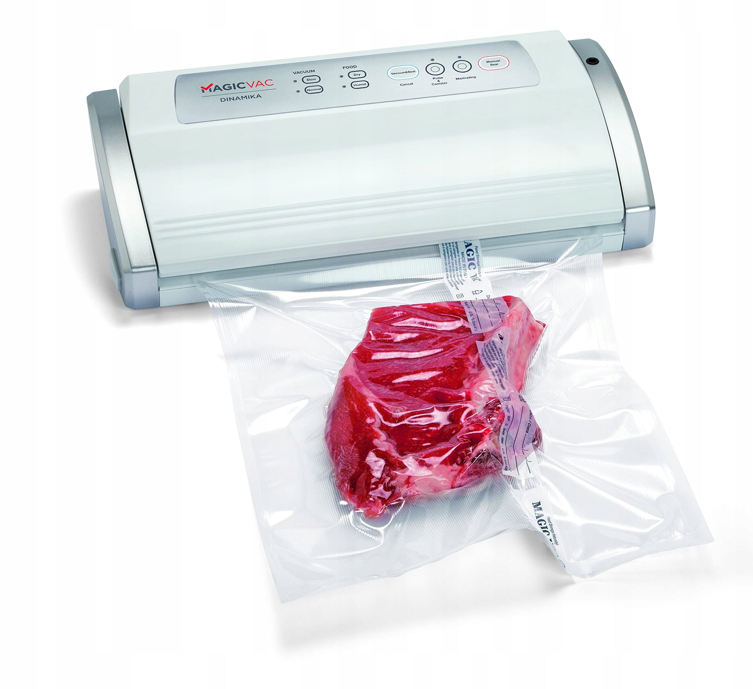 Magic Vac Dinamika VG02PK1 Vacuum Machine 220W Silver/White Model Dinamika