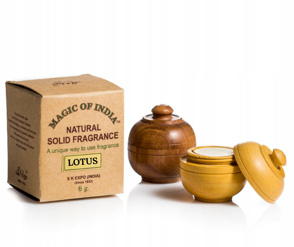 Magic of India Lotus natural perfume in cream, 6 g Packaging status original