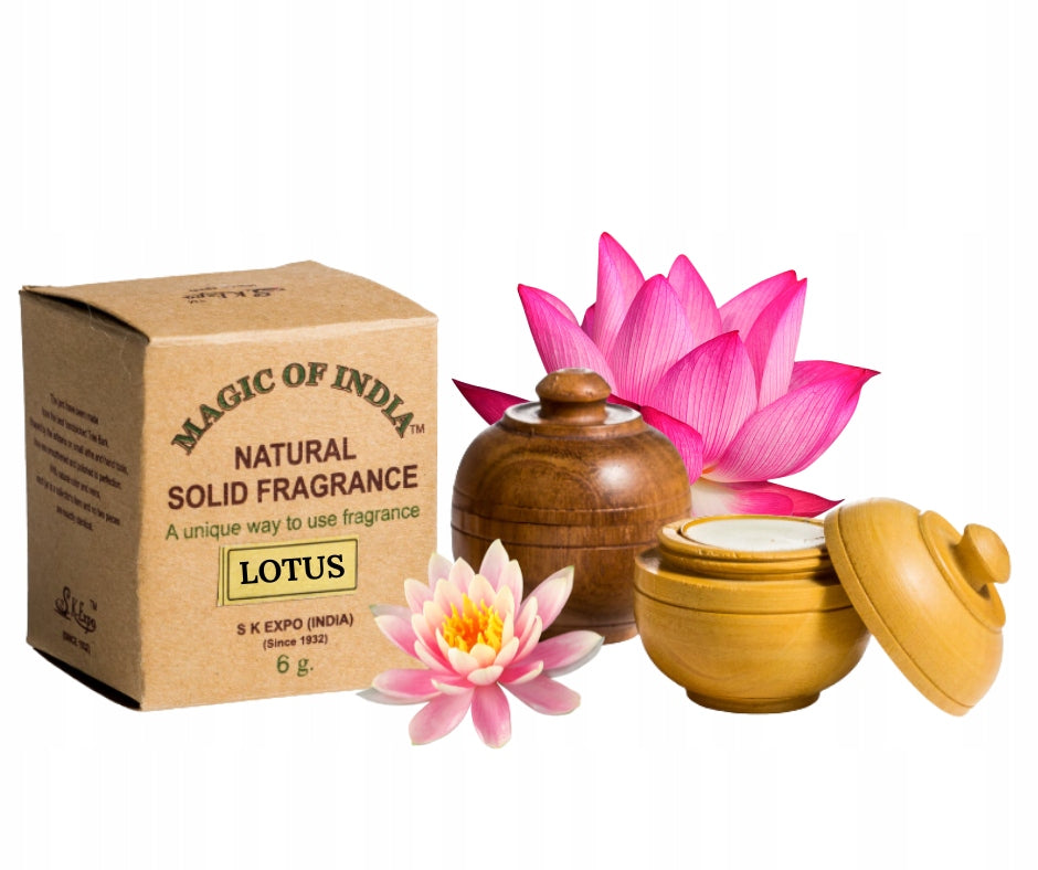 Magic of India Lotus natural perfume in cream, 6 g