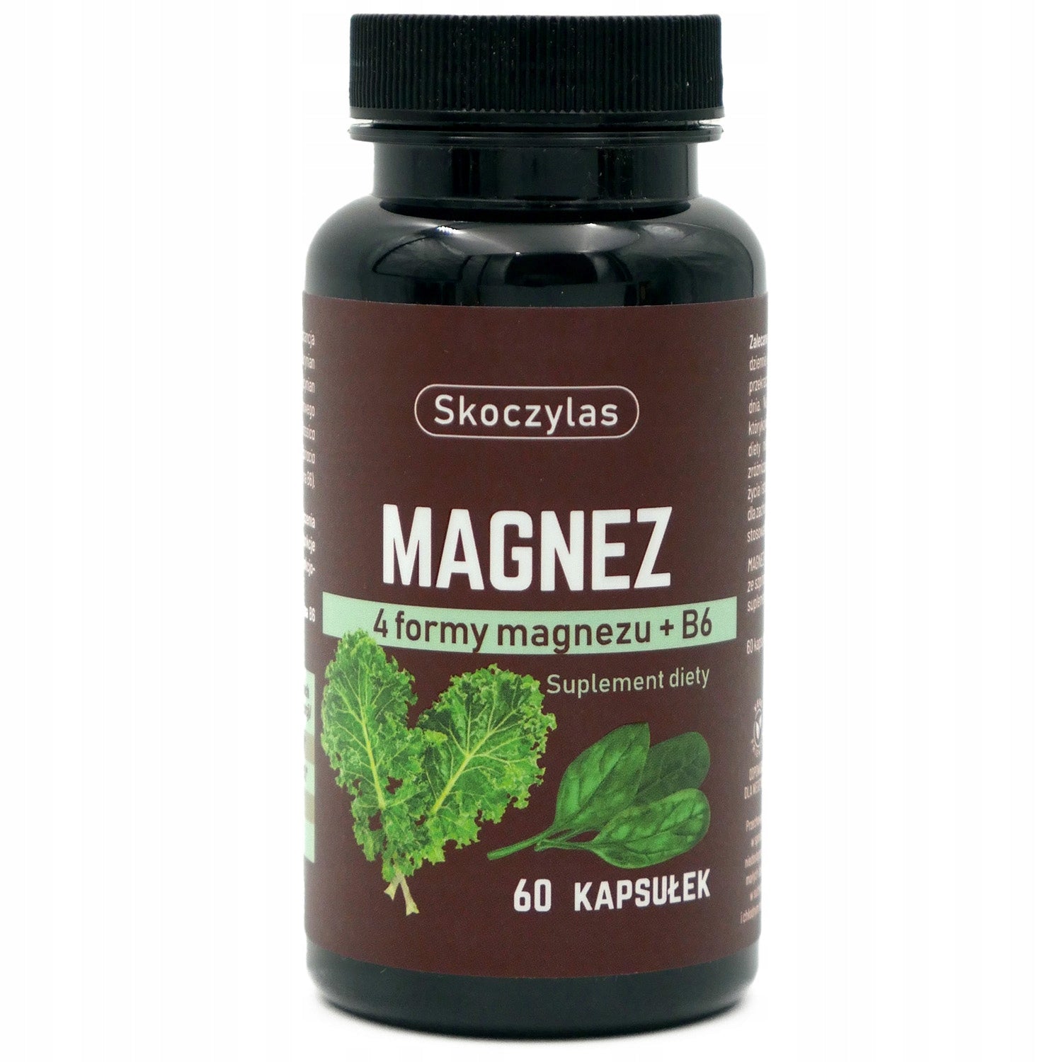 Magnesium 4 Forms of Magnesium SKOCZYLAS Vitamin B6 Black Turnip Complex 60 Kaps Brand Skoczylas