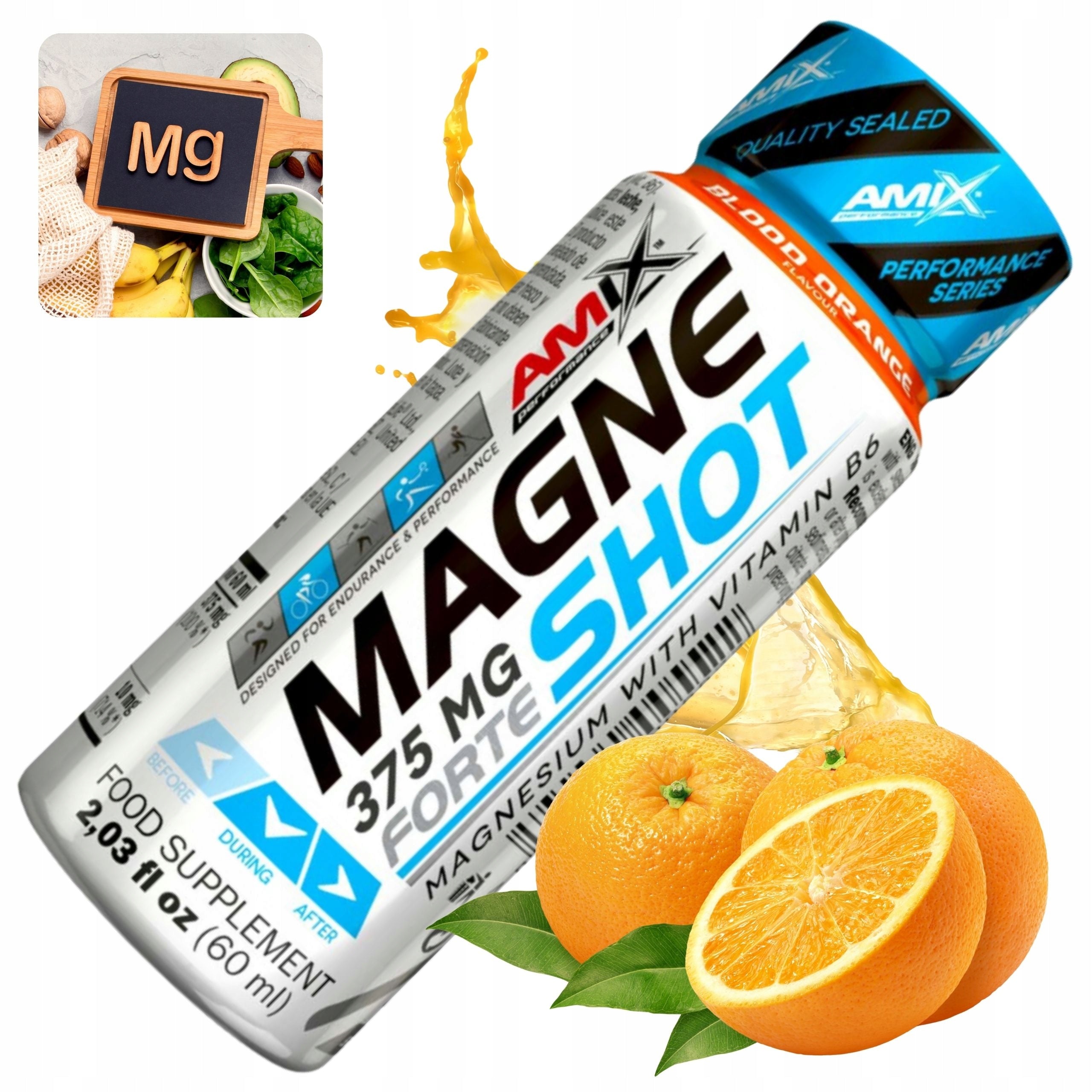 Magnesium B6 Shot Magnesium Citrate Chelate for Contractions Magnesium Citrate 60ml