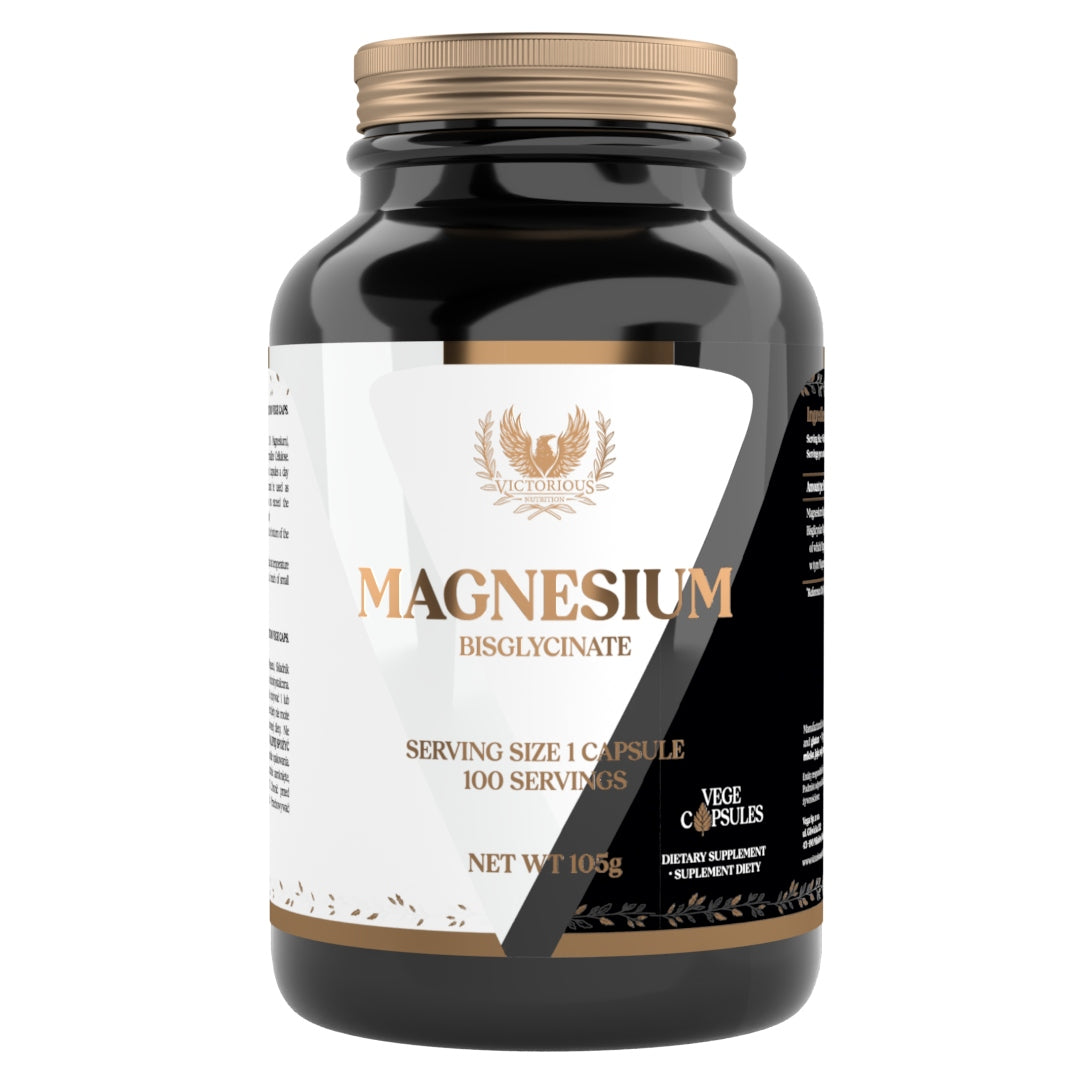 Magnesium Chelate 900mg Bisglycinate Strong Glycinate 100 capsules Magnesium Packaging status original