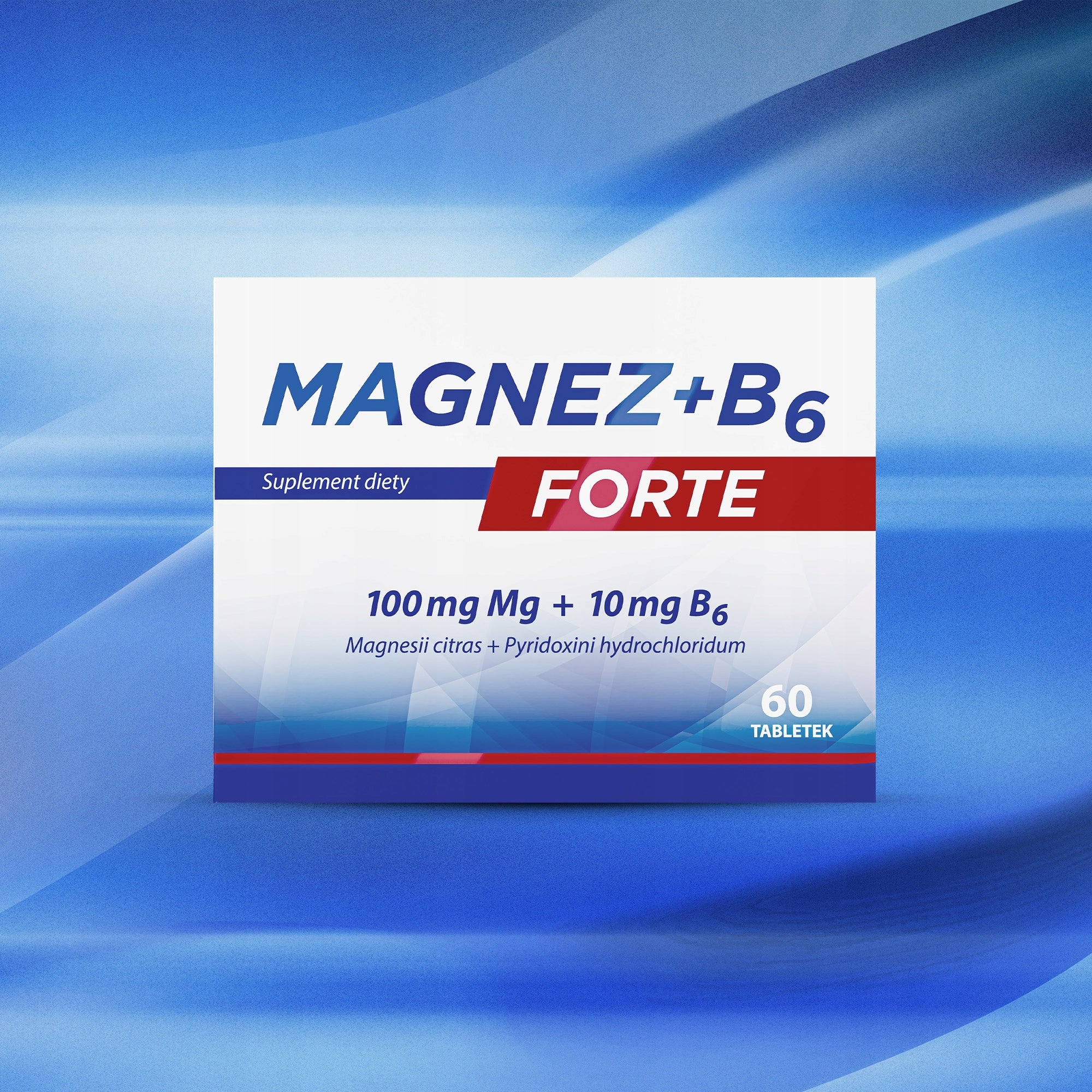 Magnesium Citrate 100mg ions + Vitamin B6 Forte Nature Pharm 60 tablets Brand Nature Pharm