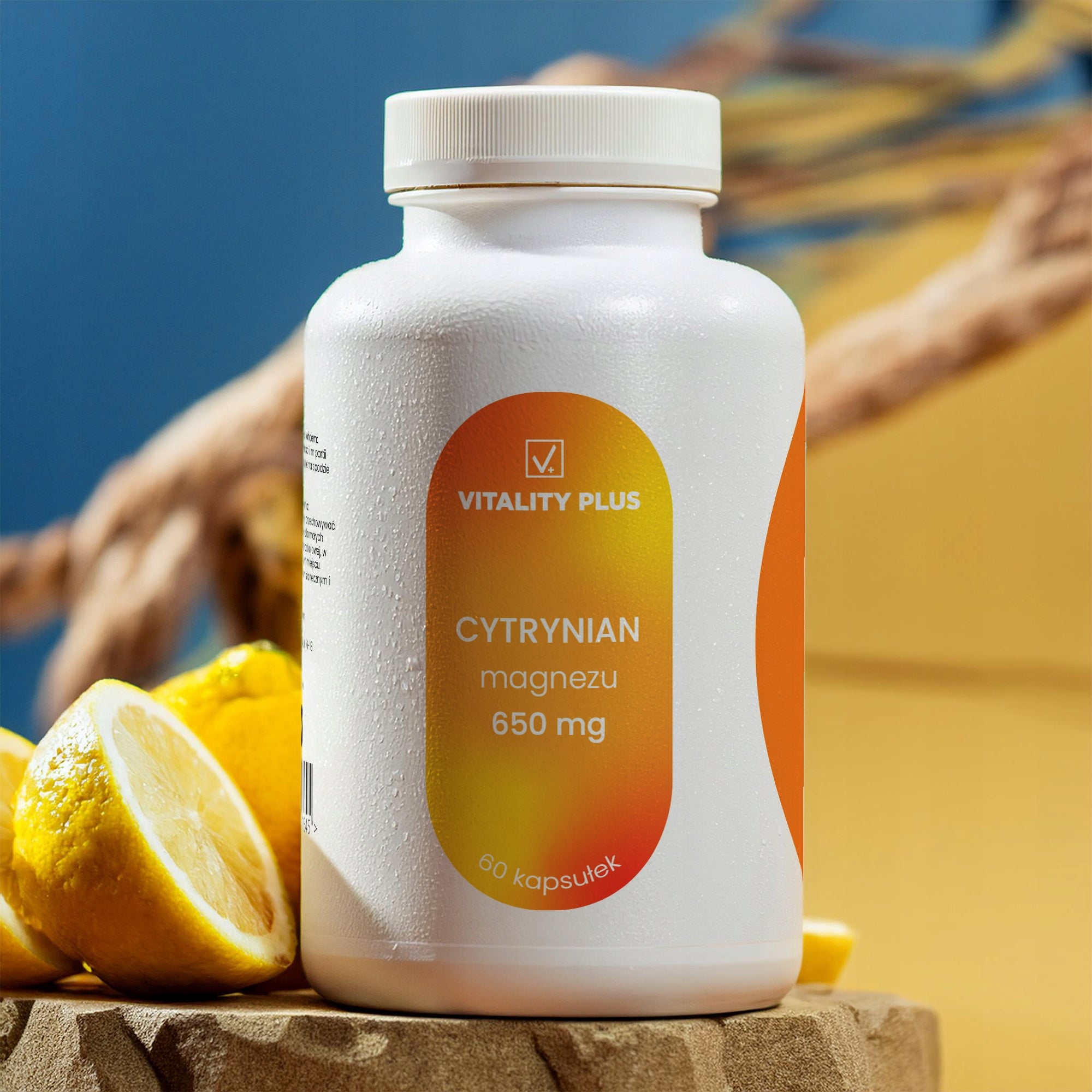 Magnesium Citrate 650 mg Magnesium Citrate 60 kaps - Nerve Fatigue Stress Manufacturer code Cytrynian Magnezu 650 mg 60 kapsułek