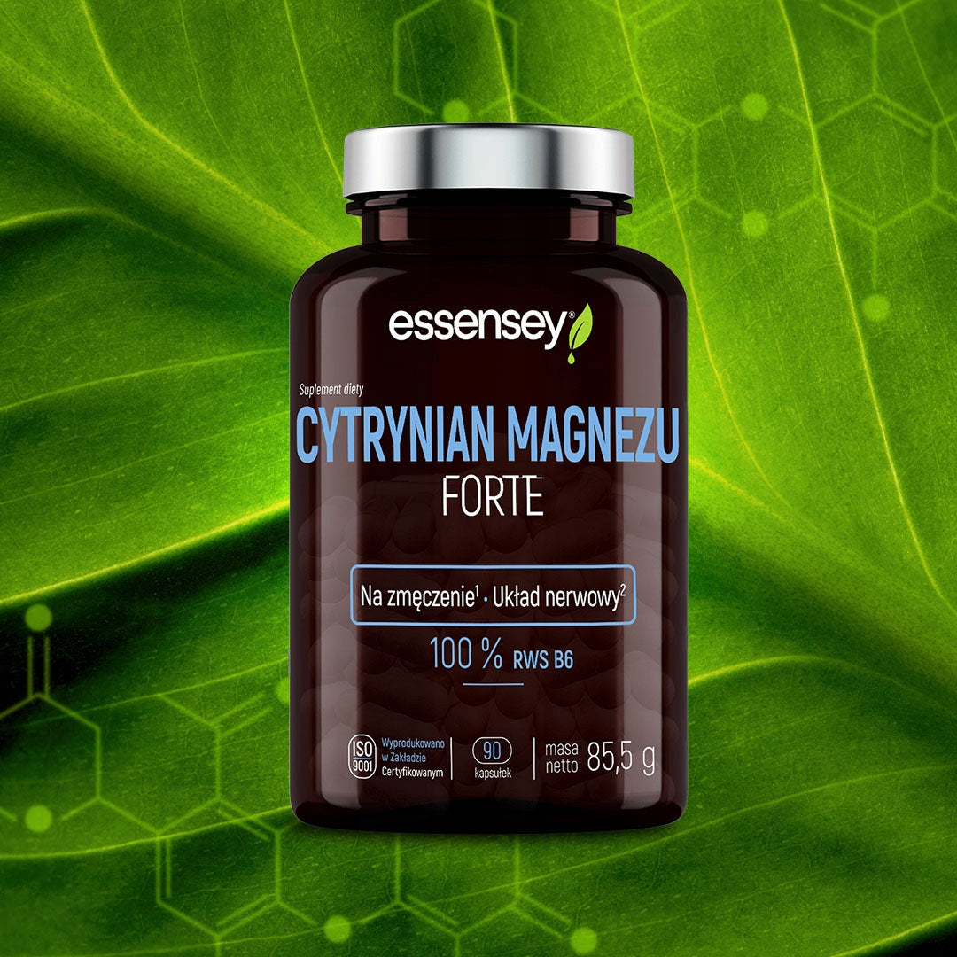 Magnesium Citrate FORTE +B6 100% Simple Pure Composition Excellent Absorption Manufacturer code Tabletki magnesium citrate, zmęczenie, sen