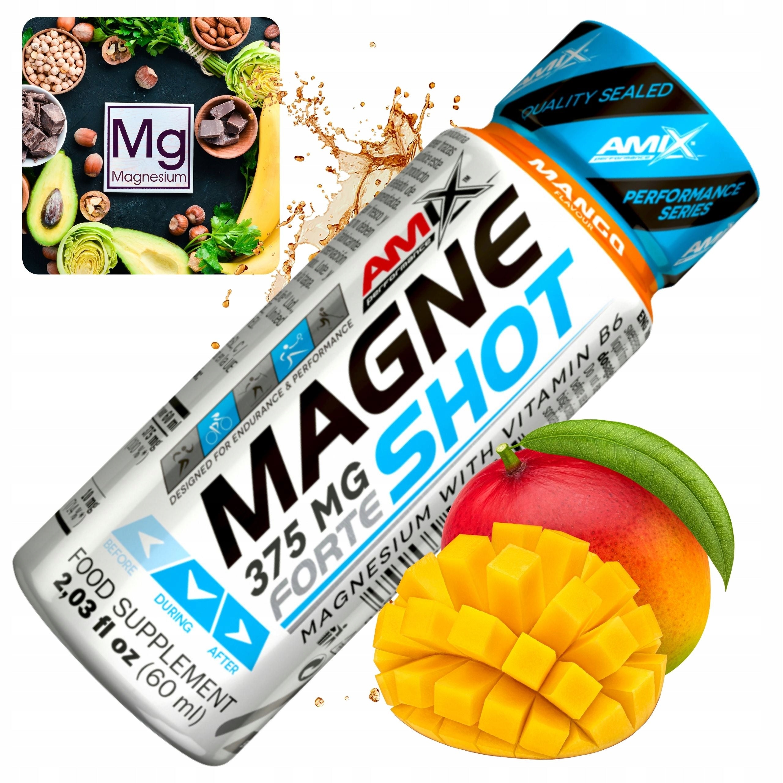 Magnesium Citrate with Vitamin B6 Magensium Citrate Magnesium for Contractions Shot