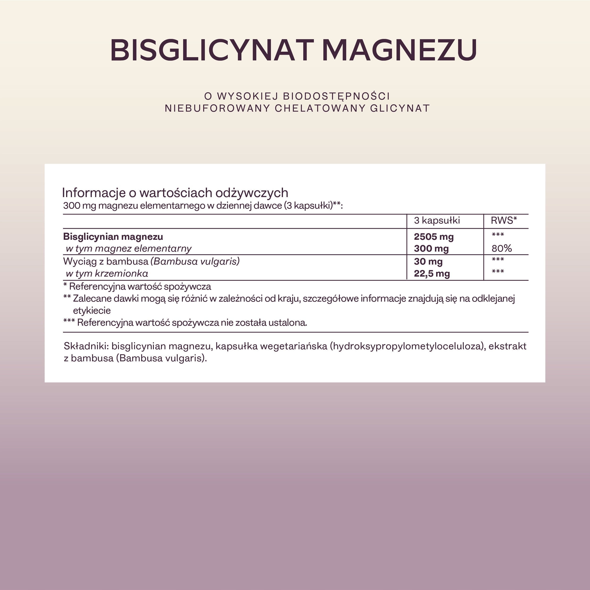 Magnesium Diglycinate 2505mg Magnesium Glycinate Chelate 180 capsules | Aavalabs Packaging status original