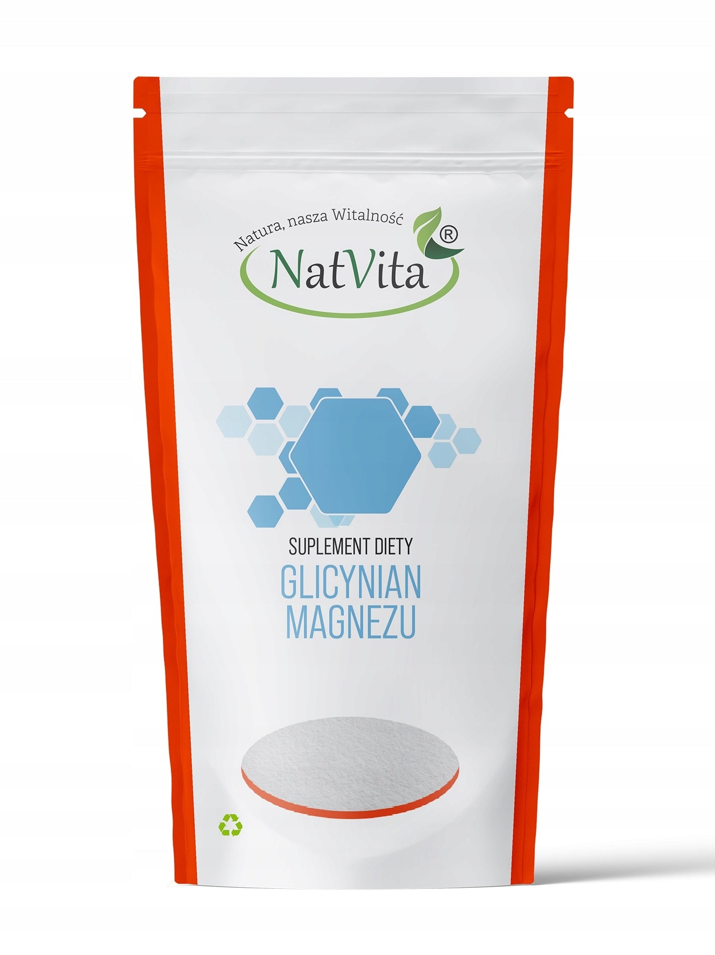 Magnesium Glycinate Stress Muscle Contraction Powder 200g NatVita