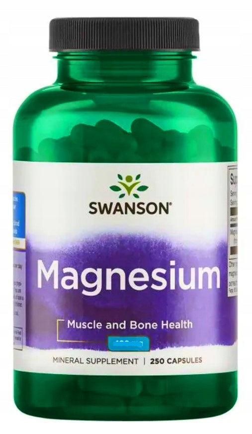 Magnesium Oxide (Magnesium Oxide) 200 mg, 250 capsules Brand Swanson