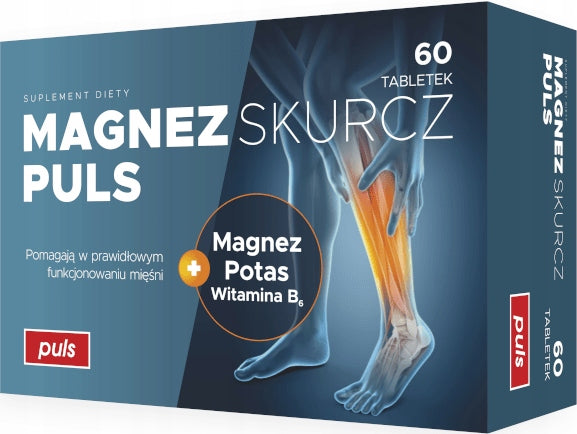 Magnesium Shrinkage Puls, Magnesium Potassium Vitamin B6, 60 tablets Packaging status original