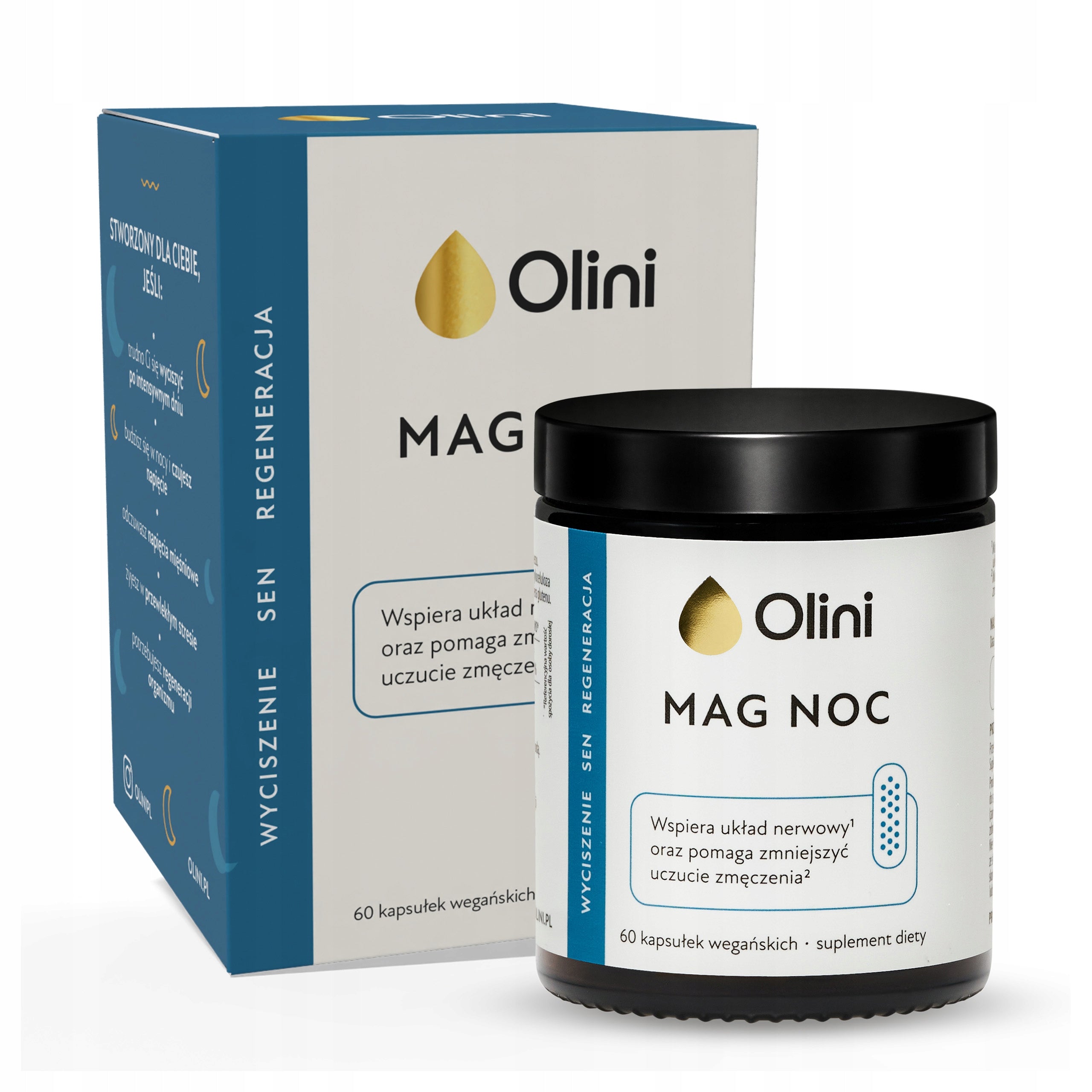 Magnesium for the night OLINI 60 caps. Taurine Magnesium diglycinate nervous system