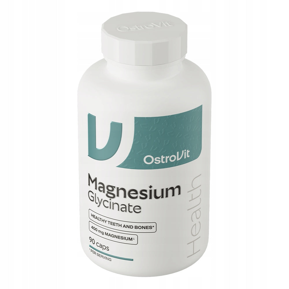 Magnesium glycinate OstroVit 90 kaps CHELAT 400 mg NERVE CONTRACTIONS Diglycinate Manufacturer code 5903933914626