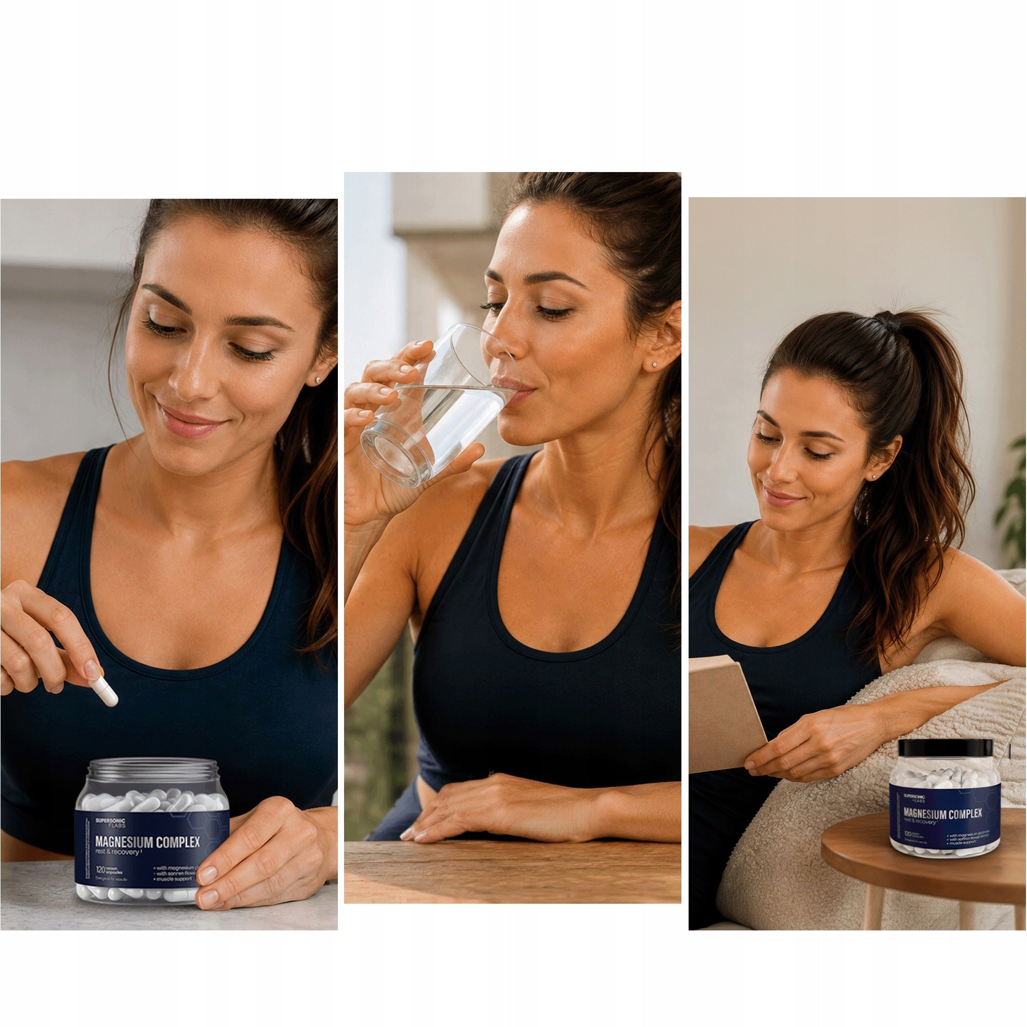 Magnesium glycinate citrate with taurine and saffron Supersonic 120 capsules Manufacturer code 300401