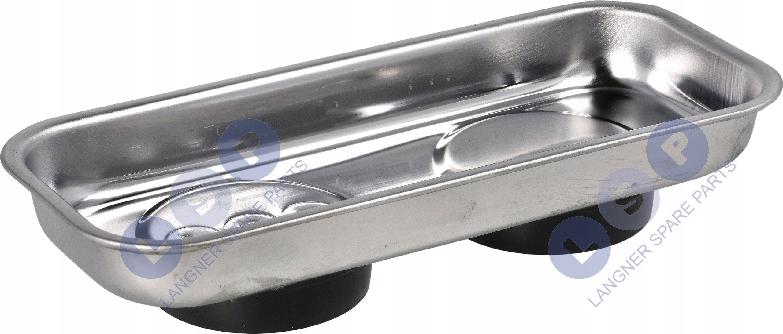 Magnetic Bowl Workshop 150x65mm Two Magnets Screw Container Inox Manufacturer code POJEMNIK MAGNETYCZNY PROSTOKĄTNY 2 MAGNESY