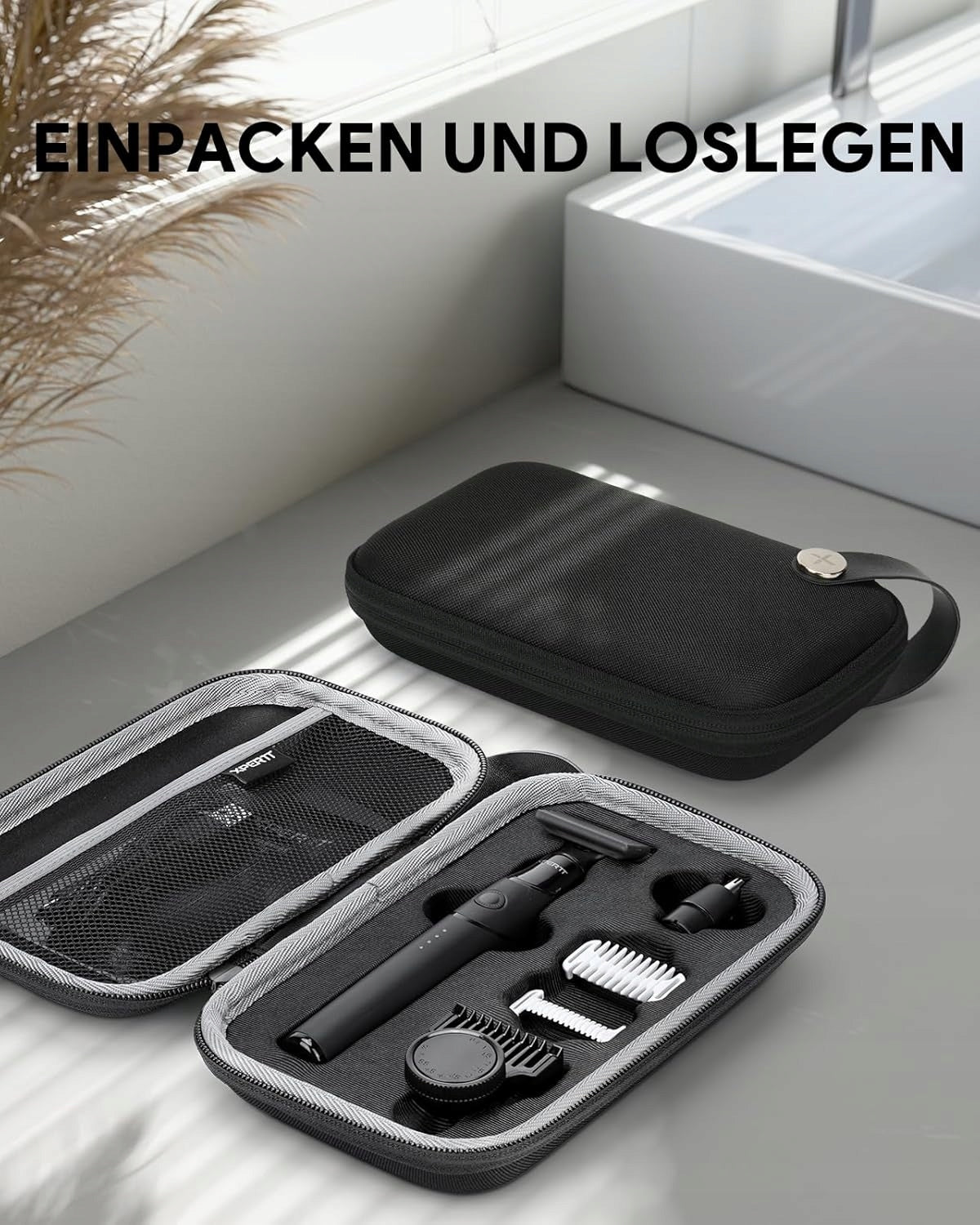 Magnetic Electric Shaver with Case Universal Trimmer Unisex Packaging status original