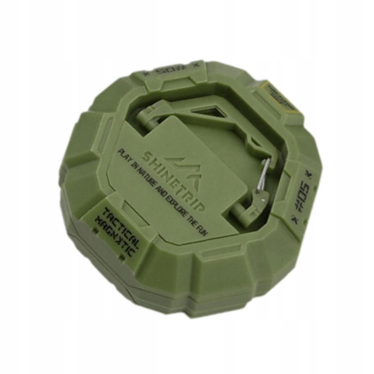 Magnetic Hook Heavy Duty Multipurpose Reusable Hanging Buckle Camping Green Packaging status original