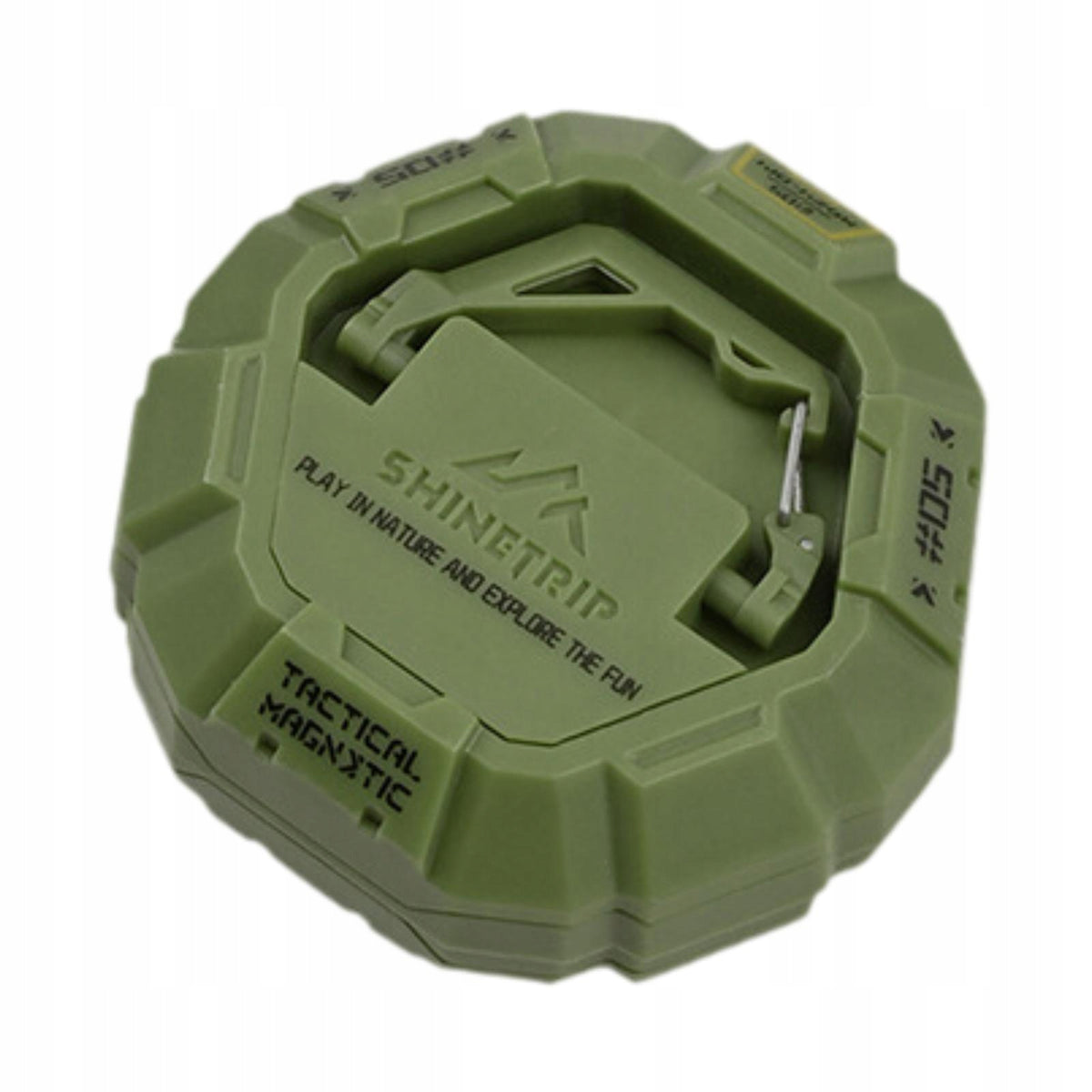 Magnetic Hook Heavy Duty Multipurpose Reusable Hanging Buckle Camping Green
