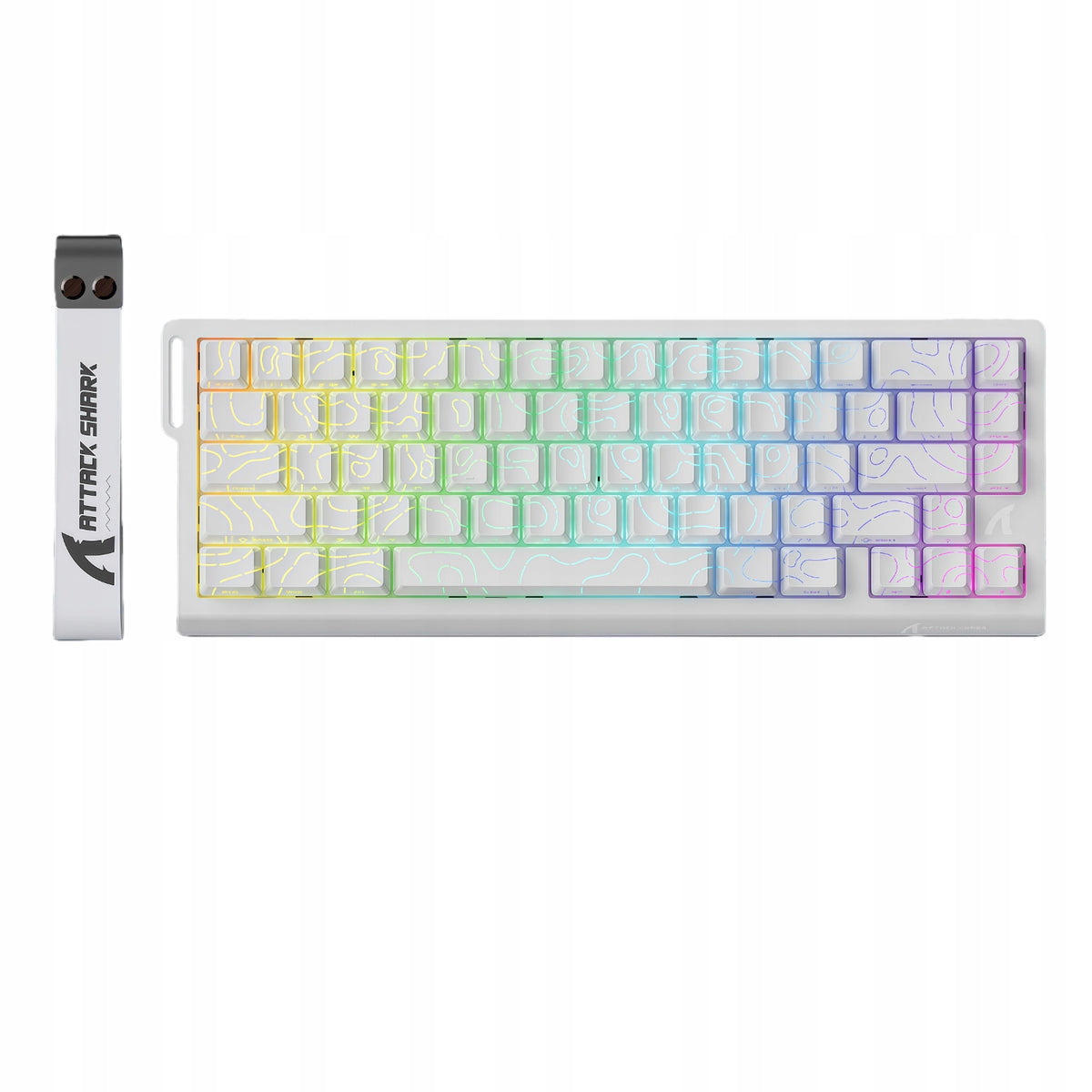 Magnetic Keyboard | Attack Shark X68 HE | White Contour Manufacturer code 6972792470627