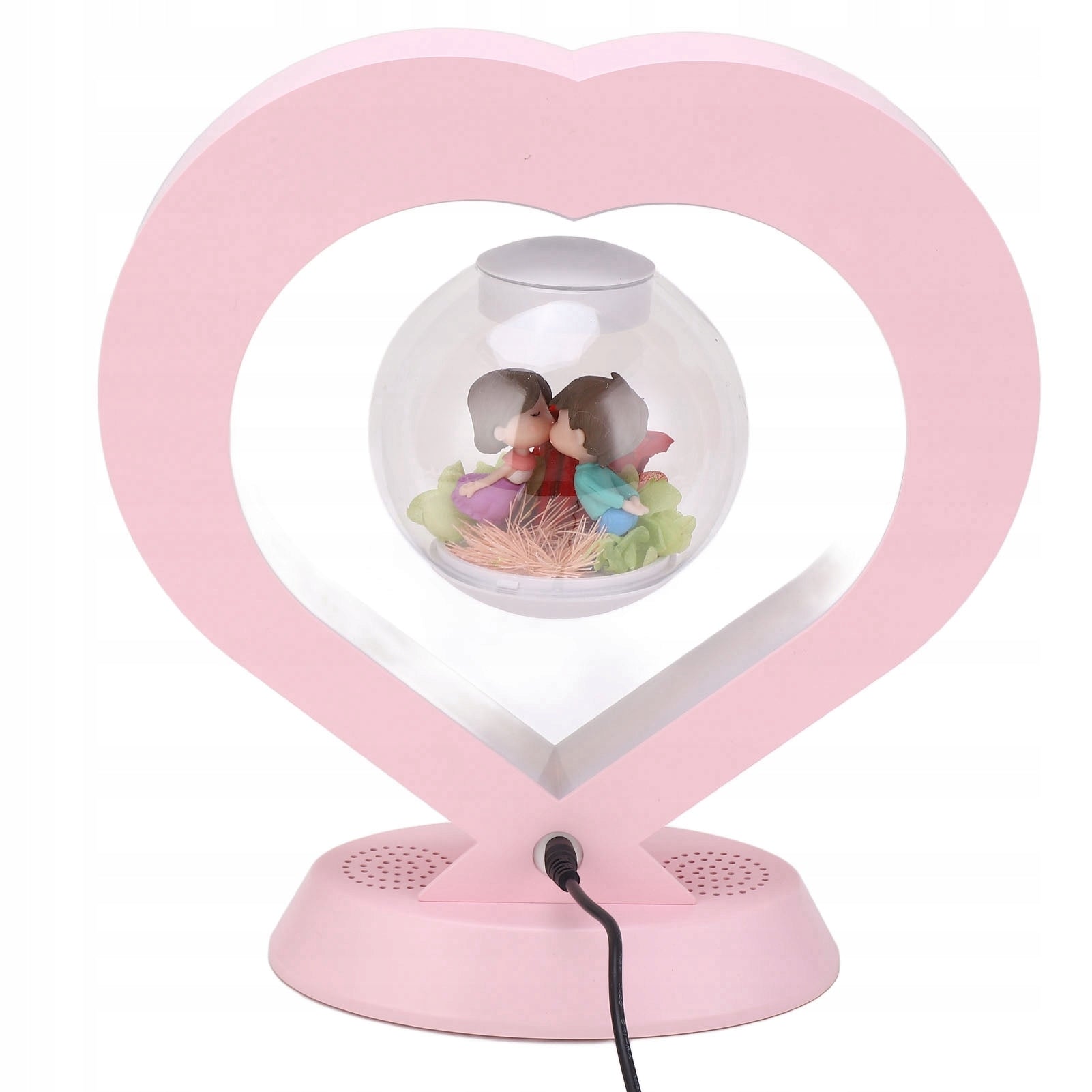 Magnetic Levitating Bluetooth Speaker Heart Shaped 360 Degree OI