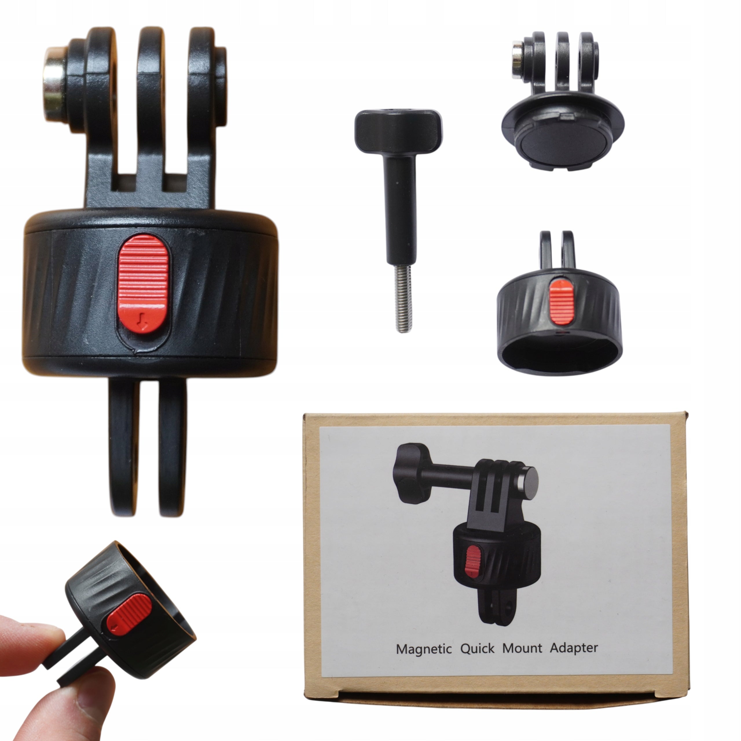 Magnetic Quick Coupler – Quick Release Adapter for Sports Cameras