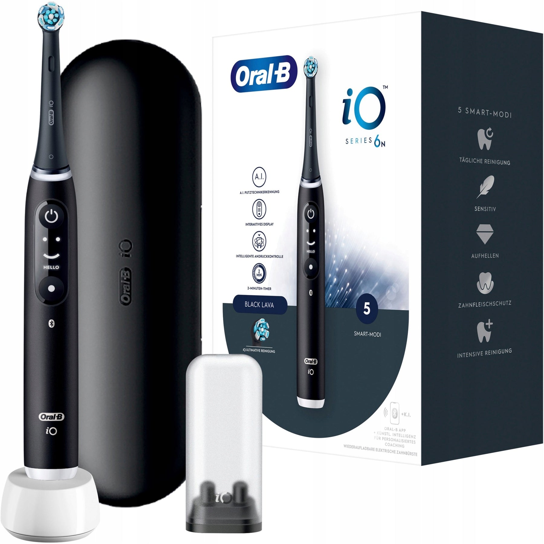 Magnetic Toothbrush Oral-B iO Series 6 Black Lava